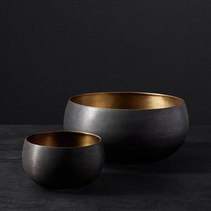Black and Brass BOWL by Restoration Hardware 🖤